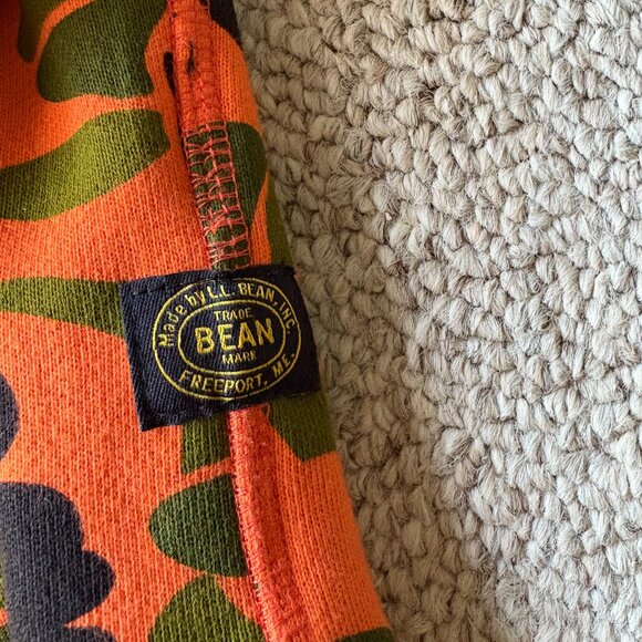 Todd Snyder x L.L. Bean S Snoopy Orange Camo Troop Leader Hoodie - Picture 5 of 11
